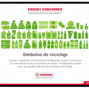 Infografía sobre los símbolos del reciclaje. Infografía sobre los símbolos del reciclaje.