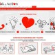 Diseño web Think and Action por visual thinking