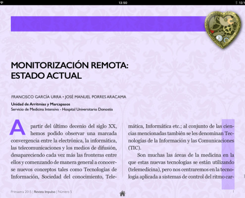 Impulso09 Revista Impulso. Revista para iPad Diseño web por Visual Thinking