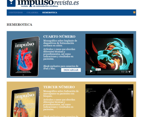 Impulsoweb02 Revista Impulso. Revista para iPad Diseño web por Visual Thinking