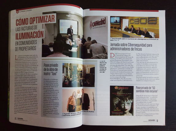 Rediseño de la Revista del CAF Madrid